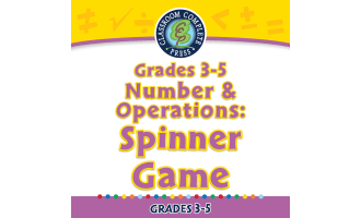 Number & Operations: Spinner Game for 3rd-5th - MAC Software