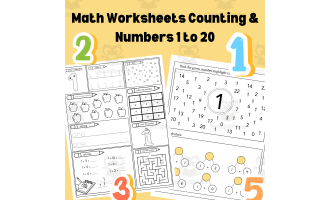 Number of the Day Daily Math Worksheets Counting and Number