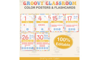 Alphabet Poster & Flashcards in Pastel Rainbow Theme - 100% Editable by  Teach Simple