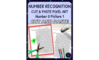 Number Recognition Pixel Art - Number 0 Picture 1