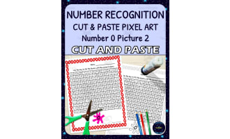 Number Recognition Pixel Art - Number 0 Picture 2