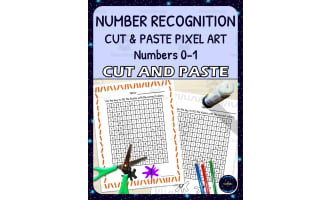 Number Recognition Pixel Art - Numbers 0-1