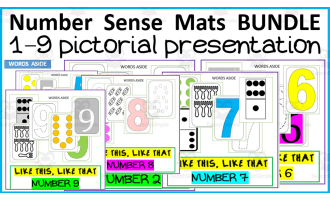 NUMBER SENSE POSTERS AND ACTIVITY MATS bundle