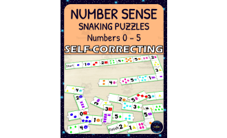 Number Sense Subitizing Puzzle - Numbers 0-5
