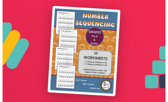 Number Sequencing Worksheets - Pumpkin Theme