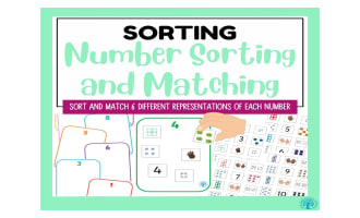 Number Sorting and Matching for Numbers 1-10