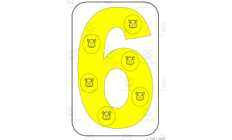 Number Symbol Representation Cards Set D6