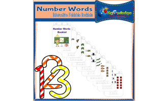 Number Words Interactive Foldable Booklet