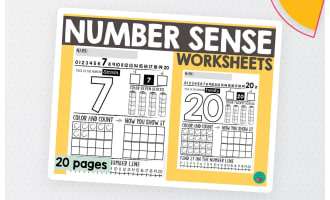 Numbers 1-20 Worksheets
