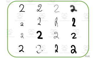 Numbers Visual Generalisation | Math Activity Cards #2