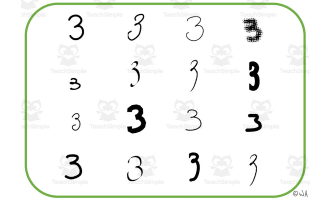 Numbers Visual Generalisation | Math Activity Cards #3