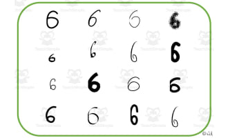Numbers Visual Generalisation | Math Activity Cards #6