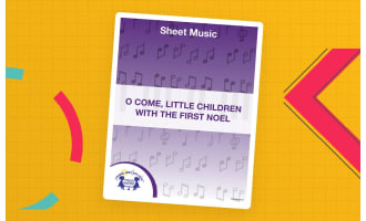 O Come, Little Children / The First Noel Sheet Music