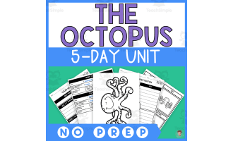 Octopus Unit Study (Ocean Animals Lesson Plan, Videos, Activities)