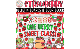 Strawberry Bulletin Board – One Berry Sweet Class