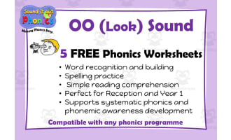 OO (Look): Short OO/Vowel/Vowel Team Phonics Worksheets