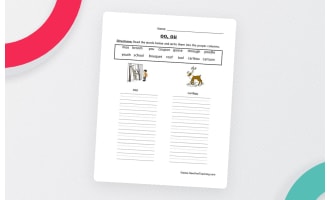OO OU Worksheet