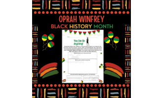 Oprah Winfrey Biography Reading Black History Month Social Studies.