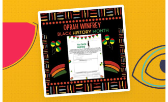 Oprah Winfrey Biography Reading Black History Month Social Studies.
