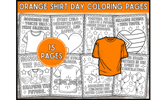 Orange Shirt Day Coloring Pages | Every Child Matters Coloring Sheets