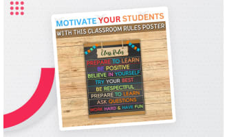 Order and Productivity in the Classroom Rules and Expectations Posters