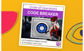 Order of Operations | Digital Escape Room Code Breaker
