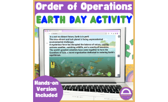 Order of Operations Escape Room | Earth Day Printable and Digital