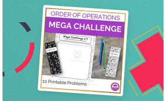 Order of Operations Mega Challenge Activity