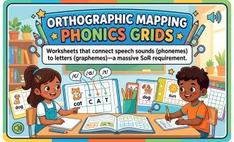 Orthographic Mapping Phonics Grids