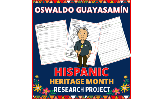 Oswaldo Guayasamín Biography research project, Hispanic heritage month