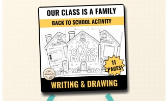 Our Class is a Family Drawing & Writing Activity | Class Community