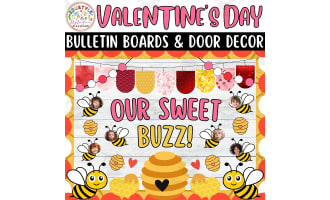 Our Sweet Buzz!: Valentines Day Bulletin Boards & Door Decor kit