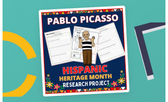 Pablo Picasso Biography research project, Hispanic heritage month