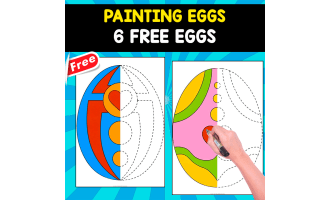 PAINTING EGGS | 6 FREE EGGS OF EASTER