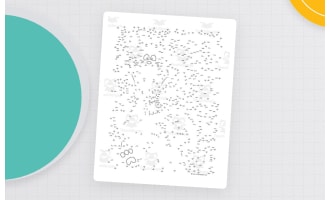 Panda Extreme Difficulty Dot-to-Dot / Connect the Dots PDF