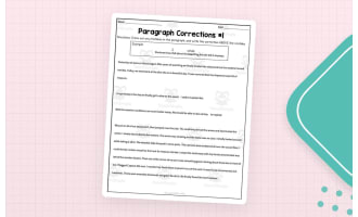 Paragraph Correction Worksheets