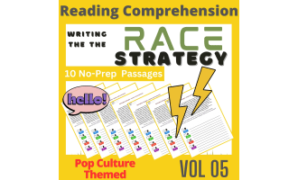 Paragraph Writing Practice - Constructed Response RACE Strategy