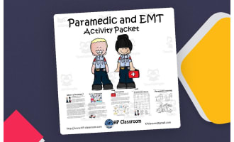 Paramedic and EMT No Prep Activity Packet and Worksheets