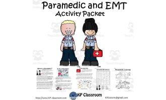 Paramedic and EMT No Prep Activity Packet and Worksheets
