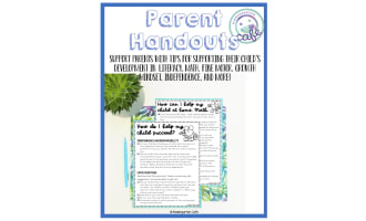 Parent Handouts | Supporting Tips for Child Development
