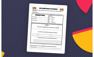 Parent Inventory 3-2-1 Worksheet