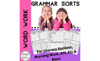 Parts of Speech, Grammar, Word Sorts, Sentences & More