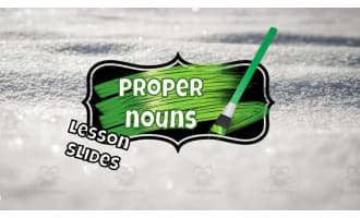 Parts of Speech: Proper Nouns Lesson