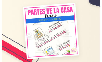 Parts of the house in Spanish - Partes de la casa Freebie