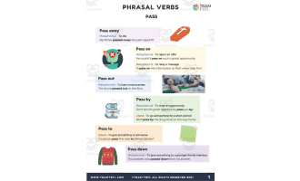 Pass | Phrasal Verbs Exercises