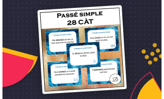 Passé simple - 28 CÀT / Past simple French grammar