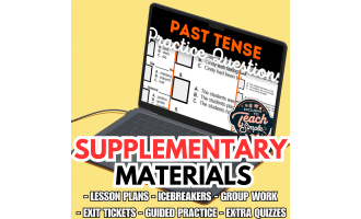 Past Tense Supplementary Materials Grades 3-4 (PDF)