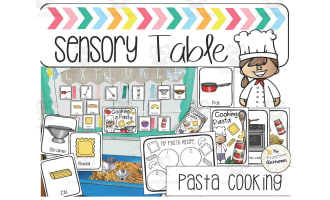 Pasta Cooking Sensory Table