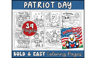 Patriot Day Coloring Pages | September 11th Coloring Sheets