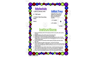 Pattern Rule Card Game